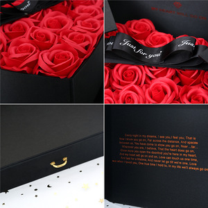 กล่องของขวัญลูกบาศก์มหัศจรรย์ ดอกไม้สบู่ ของขวัญวันเกิดสำหรับแฟนสาว ของขวัญวาเลนไทน์สุดพิเศษ ของขวัญสร้างสรรค์ - Product Image 5