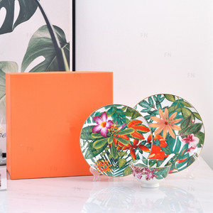 Juego de Vajilla de Porcelana China de 4 Piezas, Estilo Campestre, Color Amarillo, de Lujo, con Logotipo Personalizado, en Oferta - Product Image 6