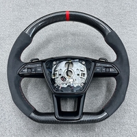 Volant sport en fibre de carbone RS pour Audi R8 TT TTRS C7 S7 S3 S6 S4 A4 B8 RS3 SQ5 S5 B9 A6 C8 A3 A5 A6 A7 A8 Q3 Q5 Q7 C6 C7