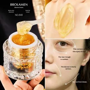 Crema Microcristallina Bolan Dream Golden Diamond Anti-Rughe Anti-Età Rivitalizzante per la Pelle con Foglia <span class=keywords><strong>d</strong></span>'<span class=keywords><strong>Oro</strong></span> Notte 50G - Product Image 4