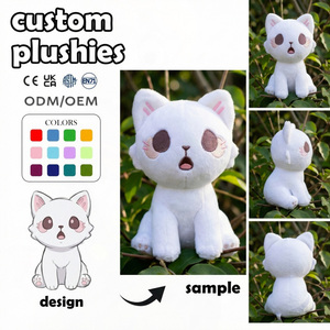 Peluche Personalizzati <span class=keywords><strong>con</strong></span> MOQ Basso, Personaggi Anime Altamente Realistici, Giocattoli a Batteria, Portachiavi in Peluche Personalizzati - Product Image 4