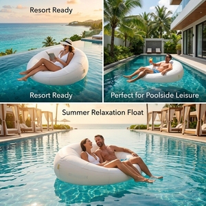 Chaise de <span class=keywords><strong>piscine</strong></span> gonflable de luxe pour adultes avec dossier ergonomique pour la relaxation au bord de la <span class=keywords><strong>piscine</strong></span> dans les complexes hôteliers - Product Image 5