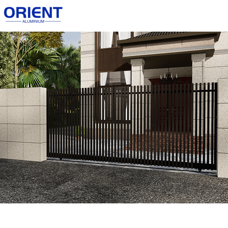 Simple Sliding Gate with Basic Aluminum