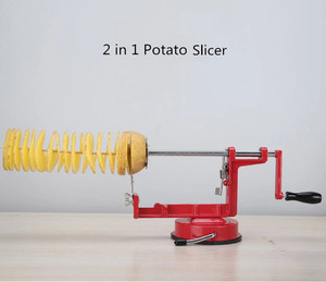 Macchina multifunzione per patatine fritte in lega di alluminio affettatrice manuale per <span class=keywords><strong>patate</strong></span> e frutta strumenti di triturazione materiale metallico - Product Image 5