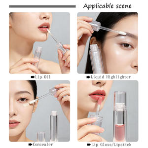 Populaire Custom Clear Lipgloss Tube <span class=keywords><strong>2ml</strong></span> 3ml 4ml 6ml Lege Plastic Tubes Cosmetische Verpakking Vloeibare Lipstick Verpakking Leverancier - Product Image 4