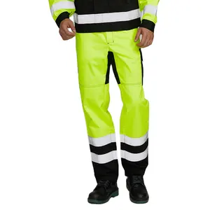 Calças masculinas de segurança, calças para trabalho para soldar, roupas para trabalho, eletricista, calças de carga