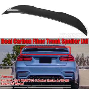 สปอยเลอร์หลังคาร์บอนไฟเบอร์แท้สำหรับรถยนต์ BMW F30 ซีรีส์ 3 รุ่นซีดาน F80 M3 ซีดาน ปี 2013-2018 - Product Image 1