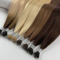 Extensiones de Cabello Humano Virgen con Alineación de Cutículas, Punta de Anillo Nano, Cabello Remy Nano con Micro Link, Sin Caída, Calidad de Salón