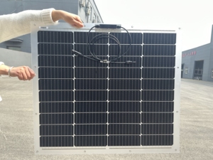 150 Wát Mono panel năng lượng mặt trời linh hoạt PV Bảng điều chỉnh với hiệu quả cao tế bào với giá nhà máy cho RV xe sử dụng - Product Image 3