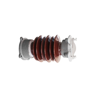 Aislador de Porcelana de Alta Tensión al por Mayor ZSW35/4 35KV Tipo Cónico para Subestaciones Exteriores Componente de Creepage Multicapa OEM