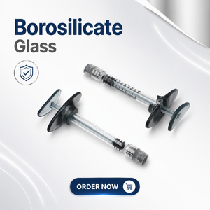 Seringue en verre stérilisée de 1 ml avec embout Luer Lock long, pour acide hyaluronique cosmétique, 1 <span class=keywords><strong>CC</strong></span> avec embout de retenue - Product Image 1