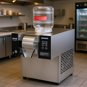 Machine à glace Vevor Snowflake 375 lbs/24h en acier inoxydable, usage commercial pour hôtels - Product Image 2