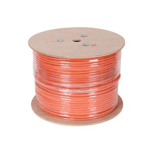 Câble Ethernet Cat6a UTP 600Mhz, 10Gbps Max, 1000Ft, 23 AWG Cuivre nu massif, PoE ++, 4 paires torsadées Cuivre nu massif <span class=keywords><strong>Orange</strong></span> - Product Image 6
