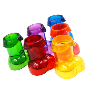 Copas <span class=keywords><strong>de</strong></span> cristal para <span class=keywords><strong>despedida</strong></span> <span class=keywords><strong>de</strong></span> soltera, recuerdo colorido con forma <span class=keywords><strong>de</strong></span> pene, para novia - Product Image 1