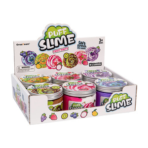 CHENXI 6 Colores DIY Plastilina Elástica Tipo Mantequilla, Juguetes de Slime a Granel para Fiestas, con Dijes de Frutas, Seguro para Aliviar el Estrés - Product Image 6