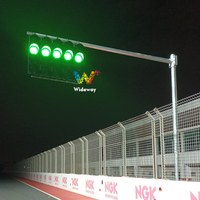 200mm 300mm rouge vert LED Programmable Sports de plein air course Stop Go compte à rebours minuterie course piste feux de circulation