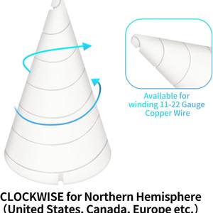 Juego de Herramientas para Enrollar Alambre de Cobre en Espiral Fibonacci, para Mejorar el Crecimiento y la Vitalidad de las Plantas, Venta al Por Mayor - Product Image 5