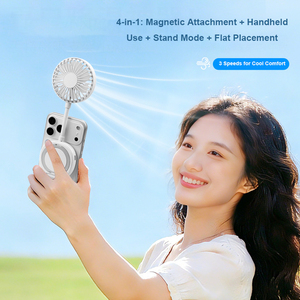 Office & Outdoor 360° Rotating Handheld & Desktop USB Fan Magnetic Mini Fan - Product Image 6