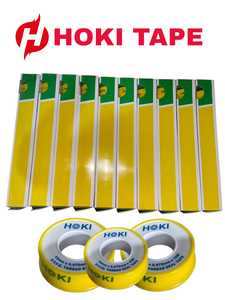 Hoki 12mm X 10m Ruban d'étanchéité PVC Adhésif sensible à la pression PTFE fort pour la prévention des fuites Connexions de tuyaux Robinets Raccords - Product Image 3