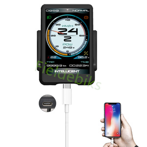 Bafang phù hợp hiển thị 36V 48V 52V 60V 72V 84V 100V Xe điện UART có thể giao thức 2 # phiên bản LCD hiển thị cảm ứng - Product Image 1