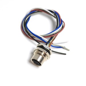 <span class=keywords><strong>M12</strong></span> <span class=keywords><strong>M8</strong></span> M16 cảm biến tín hiệu 4pin 5pin không thấm nước IP67 Cáp gắn bảng hàn gắn kết nối 3pin 6pin 8Pin - Product Image 4