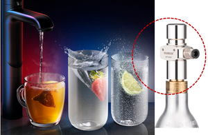 Mini gas điều chỉnh Soda keg điều chỉnh CO2 keg sạc 0-90psi cho Soda nhà sản xuất nước lấp lánh bia Soda chai <span class=keywords><strong>3</strong></span>/8 - Product Image 4