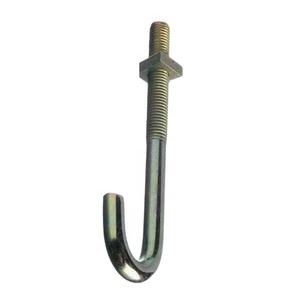 J <b>Hook</b> <b>Bolt</b> L <b>Hook</b> <b>Bolt</b> Anchor <b>Bolt</b> Aluminum Clamp Bracket Galvanized Steel Solar Mounting Hardware OEM - Product Image 2