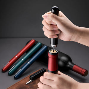 <span class=keywords><strong>Tire</strong></span>-<span class=keywords><strong>bouchon</strong></span> pneumatique de type <span class=keywords><strong>aiguille</strong></span> <span class=keywords><strong>à</strong></span> vin, ouvre-bouteille manuel en forme de stylo, en acier inoxydable et plastique, rouge, noir, bleu, vert - Product Image 6