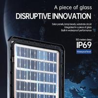 IP65 étanche 400W tout-en-un LED extérieur réverbère solaire usine en gros panneau solaire double face pour corps de lampe ABS de route