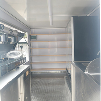Remorque alimentaire mobile en tôle galvanisée certifiée DOT FMVSS, facile à utiliser, pour la vente de chocolat et de hot-dogs