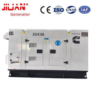 Générateur certifié CE ISO, usine de production, moteur diesel super silencieux Commins 88 kVA, puissance de secours 100 kVA 80 kW, 4BTA3.9-G11 avec alternateur Stamford - Product Image 1