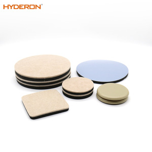 Hyderon Furniture Felt Pad 3.5-Inch <b>Round</b> Non-Slip Anti-Scratch Floor Protection For <b>Carpets</b> And Floors - Product Image 1