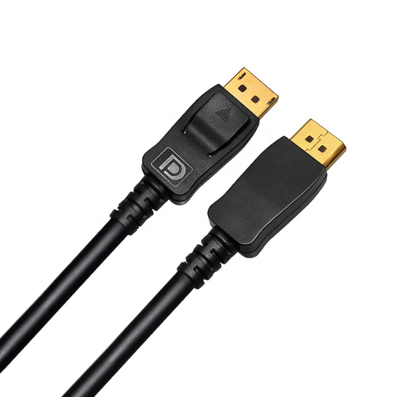 Логотип на заказ, порт дисплея «папа»-«папа», кабель 24K позолоченный, поддержка 32G 4K/120HZ 4K/144HZ 8K/60HZ