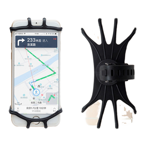 Supporto per Telefono da Bicicletta in Silicone, Porta Cellulare Girevole Intelligente per Manubrio, Compatibile con iPhone 6 7 8 <span class=keywords><strong>X</strong></span> Plus e Samsung - Product Image 5