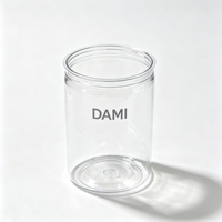 Boîte en plastique PET transparente durable A16 de 200 ml pour l'emballage de sodas et de boissons, avec bouchon en plastique et couvercle en aluminium à ouverture facile
