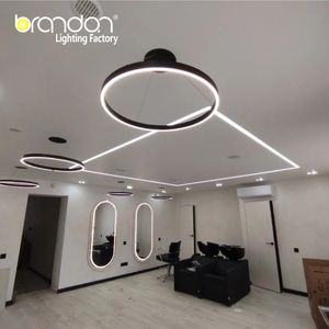 Brandon Top Vente En Aluminium Monté En Surface Led Cercle Lumière Avec Smd2835 PC Forme Ronde Led Plafonnier pour Barbier - Product Image 1