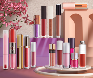 MLM Custom Custom <b>No</b>-<b>logo</b> Lipstick Shiny Mirror Matte Velvet Hydrating Long Lasting Non-stick Cup Diamond Highlighter Lip Gloss - Product Image 1