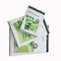 Film de plastification de bonne qualité, 150 microns, transparent, pochette souple laminée, logo de marque personnalisé