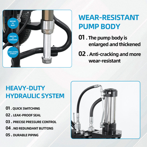 Máquina de Pulverización sin Aire de Alta Presión, Máquina Hidráulica para Masilla, Pistola de Pulverización de Revestimientos, 380V 750W de Alta Potencia - Product Image 6