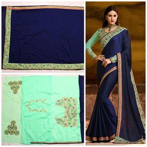 Saree de seda suave para mujer, prenda étnica, ropa de mujer - Product Image 5