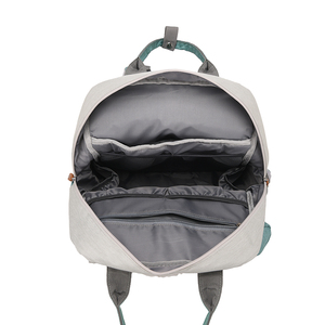 Logo personalizzato di grande capacità di moda portatile pieghevole <span class=keywords><strong>zaino</strong></span> impermeabile Oxford mummia bambino pannolino borsa per viaggi - Product Image 4