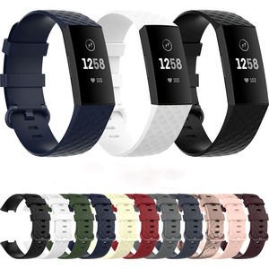 Bracelet de montre en Silicone pour <span class=keywords><strong>Fitbit</strong></span> <span class=keywords><strong>Charge</strong></span> 3 <span class=keywords><strong>4</strong></span>, de haute qualité, <span class=keywords><strong>accessoires</strong></span> pour montre de Sport - Product Image 2