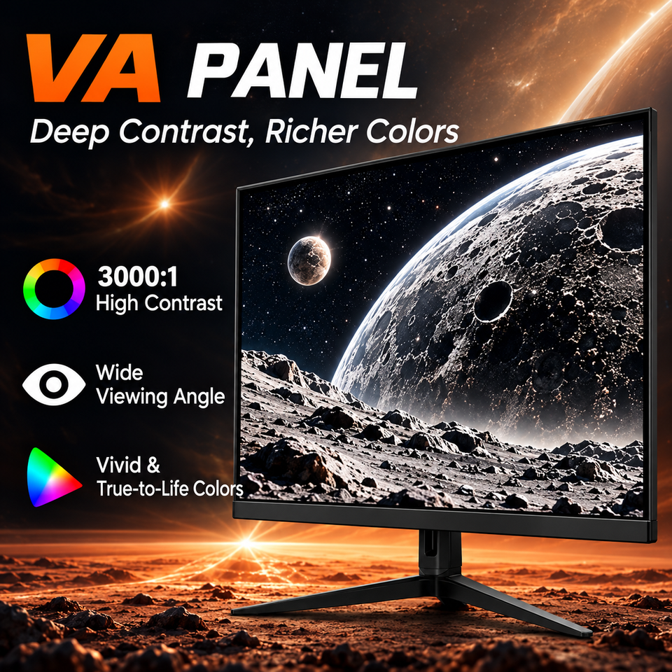 32 Inch Curved Gaming Monitor 1920X1080 100Hz VA Panel 99% sRGB 3000:1 ...