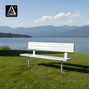 Panchina Lunga in Alluminio per Esterni, Arredo Urbano Intelligente, Seduta per Parco, Patio e Giardino, Ideale per Campus e Aziende - Product Image 4
