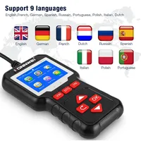 Escáner de Automóviles OBDII KONNWEI KW320, Herramienta de Diagnóstico Profesional, Lector de Códigos Automotrices, Pantalla TFT de 2.8 Pulgadas, 12V RTOS