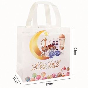 Custom <b>Small</b> Gift Bags with Rope Handle Luxury Logo Reusable Holiday <b>Shopping</b> Eco Friendly Non Woven - Product Image 3