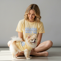 Luxuriöser Moderner Baumwoll-Hundepullover und Passender Besitzerpullover Maßgeschneiderte Haustierbekleidung OEM ODM Lieferant Frühling