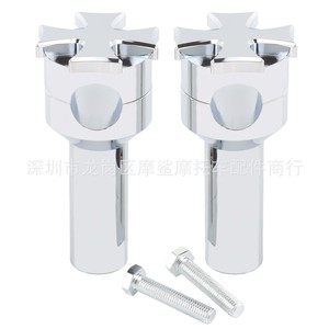 ชุดยกแฮนด์มอเตอร์ไซค์ ขนาด 25 มม. สีทอง ดำ โครเมียม สำหรับฮาร์เลย์ เดวิดสัน อุปกรณ์เสริมแฮนด์ขนาด 4 นิ้ว - Product Image 3