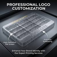 Barquette en plastique PET transparente jetable, écologique, personnalisée en usine, pour bonbons et chocolats, avec logo couleur sur mesure