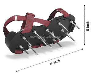 Sandalias Aireadoras para Césped, Zapatos con Púas <span class=keywords><strong>de</strong></span> Aleación para Airear el Suelo, Herramienta para Airear el Césped, Herramienta para Caminar por el Jardín y Aflojar el Suelo - Product Image 4